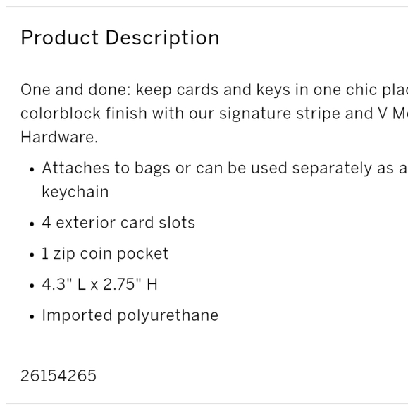 NWT! VICTORIA'S SECRET Multi-colored CC HOLDER - Picture 4 of 8